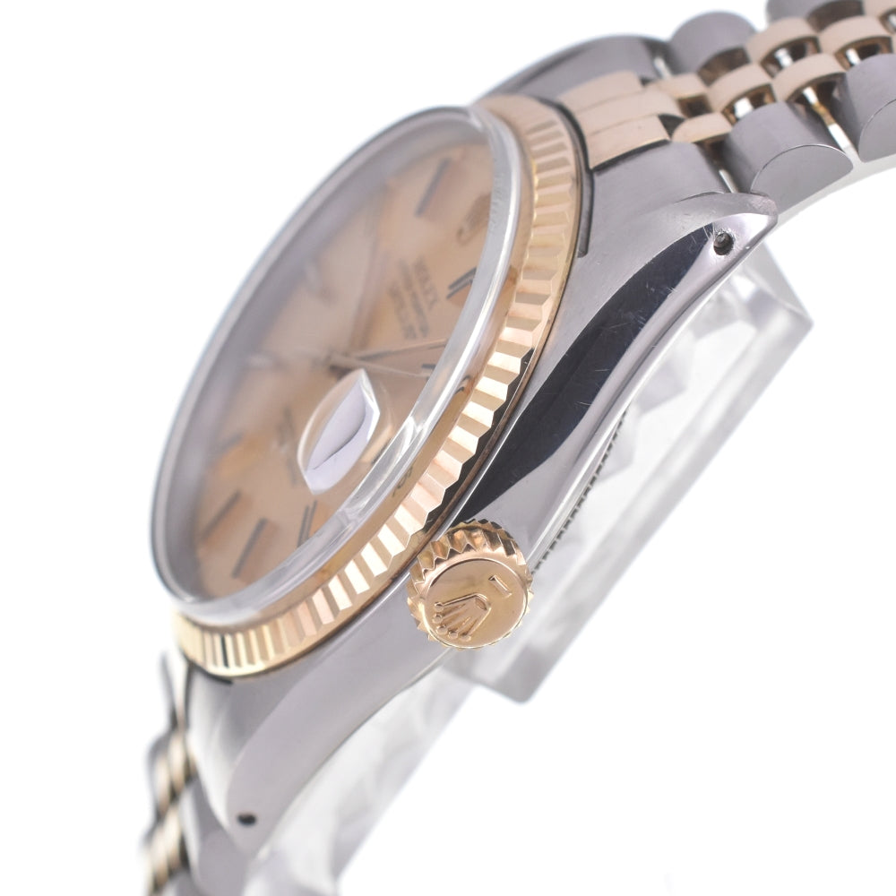 ROLEX Oyster Perpetual DATEJUST Ｒef.16013 Stainless Steel/YG Cal.3035 gold Dial Automatic Men's
 Watch Q#141015