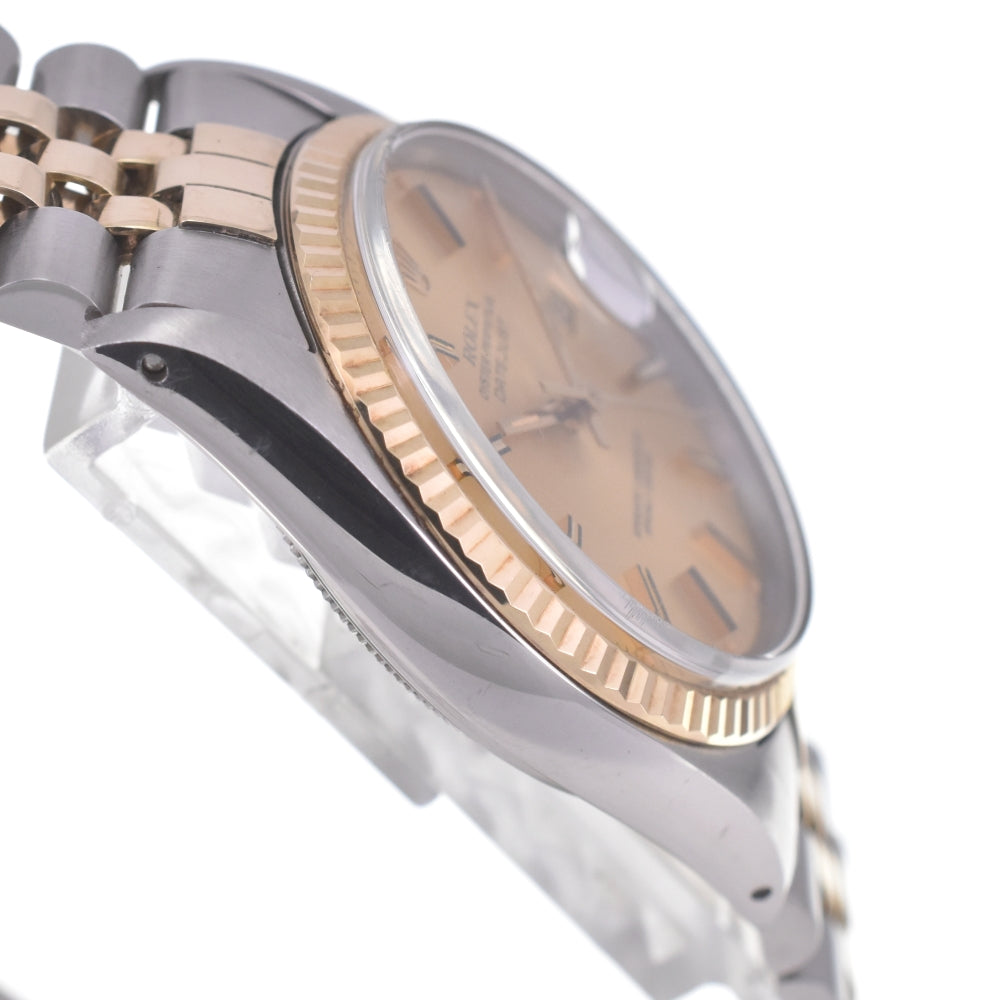 ROLEX Oyster Perpetual DATEJUST Ｒef.16013 Stainless Steel/YG Cal.3035 gold Dial Automatic Men's
 Watch Q#141015