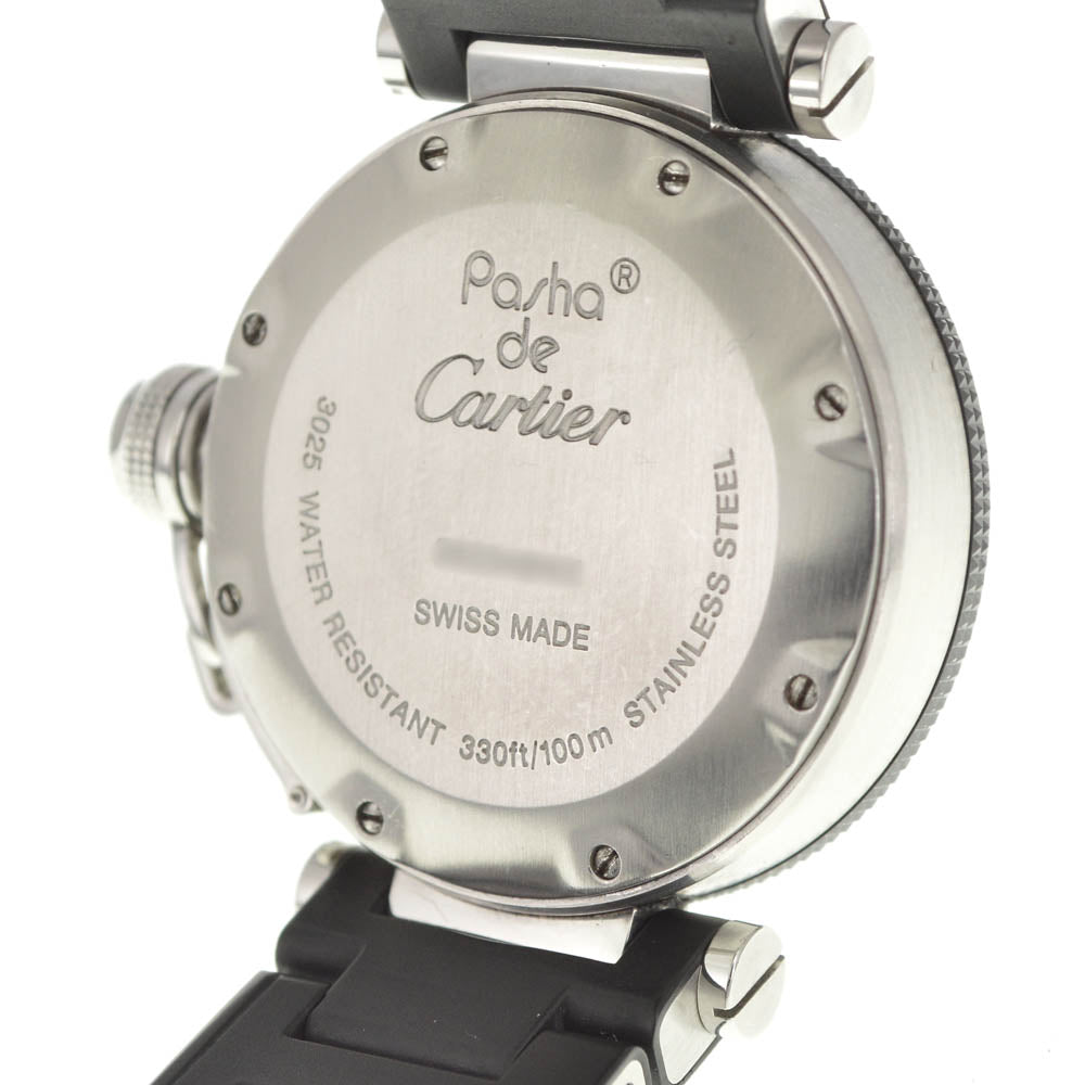 CARTIER Pasha Seatimer SM W3140003 black Dial Quartz Ladies
 Watch Q#141027