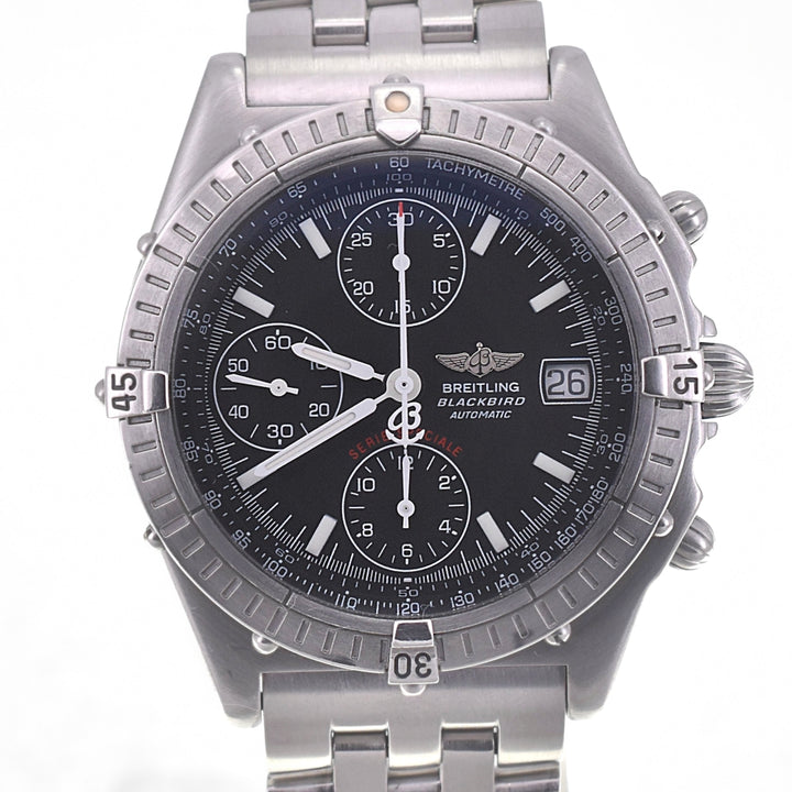 BREITLING Chronomat Blackbird A13350 Chronograph Date black Dial Automatic Men's
 Watch Q#141037