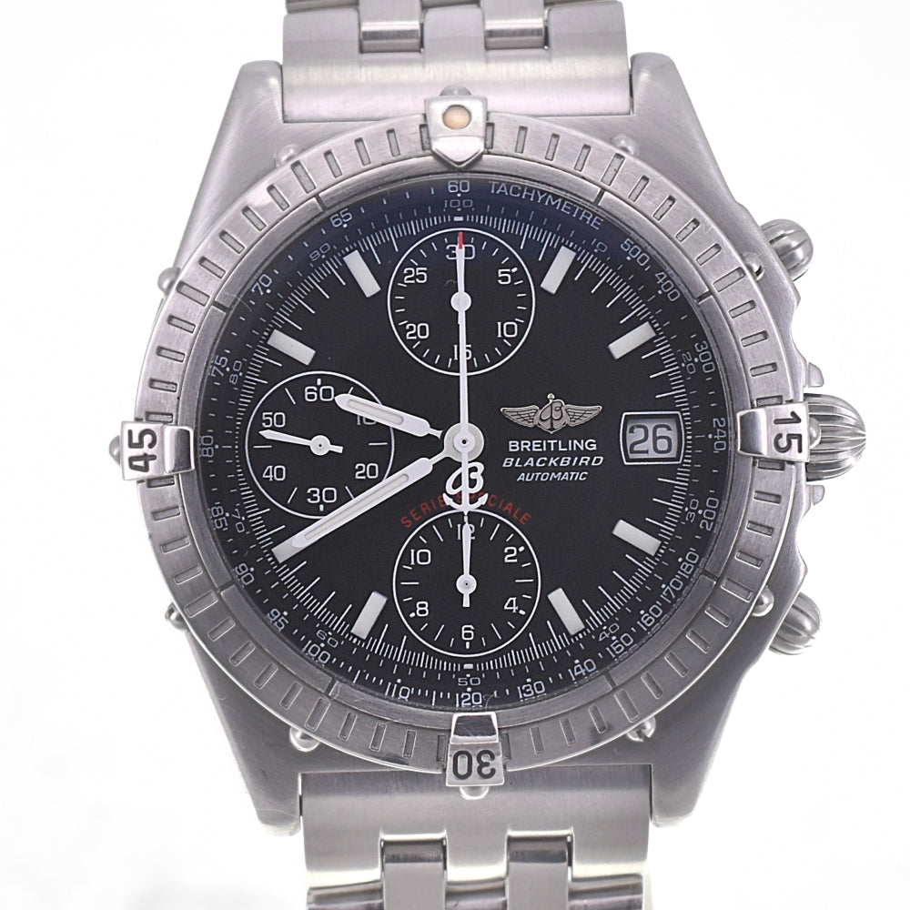 BREITLING Chronomat Blackbird A13350 Chronograph Date black Dial Automatic Men's
 Watch Q#141037