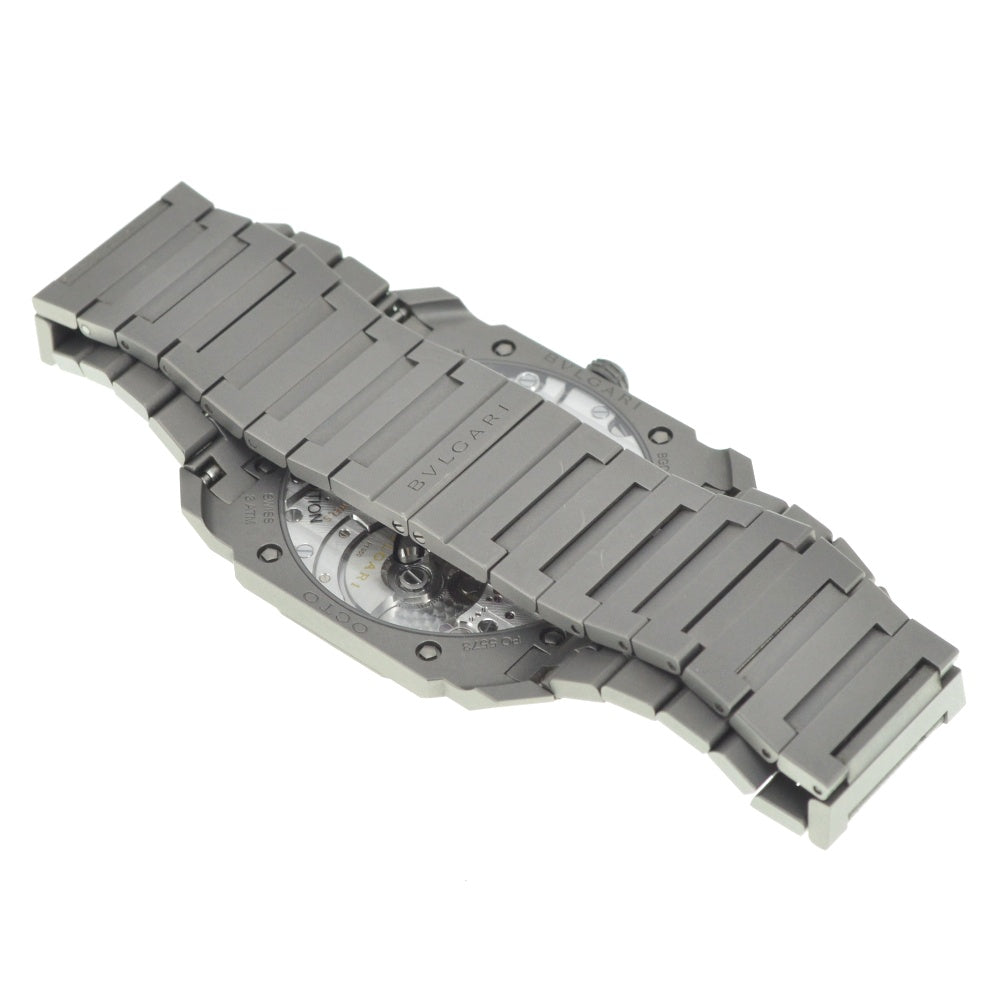 with paper BVLGARI Octo Finissimo SAP103245/BGO40TXT Tadao Ando x Bvlgari Limited to 200 pieces worldwide gray Dial Automatic Men's
 Watch P#141047