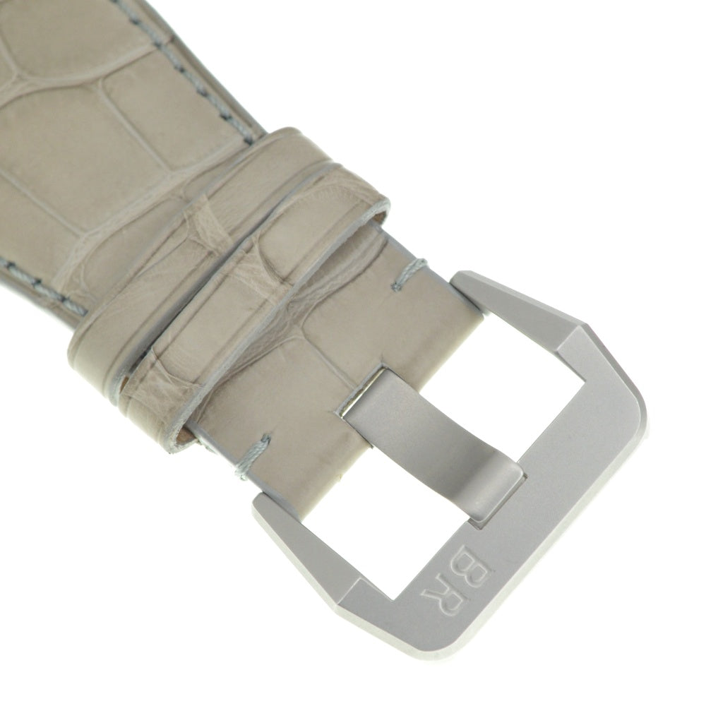 with paper Bell＆Ross Laughing Skull BR01-SKULL-SK-ST 500 worldwide limited Silver Dial Hand Winding Men's
 Watch P#141049