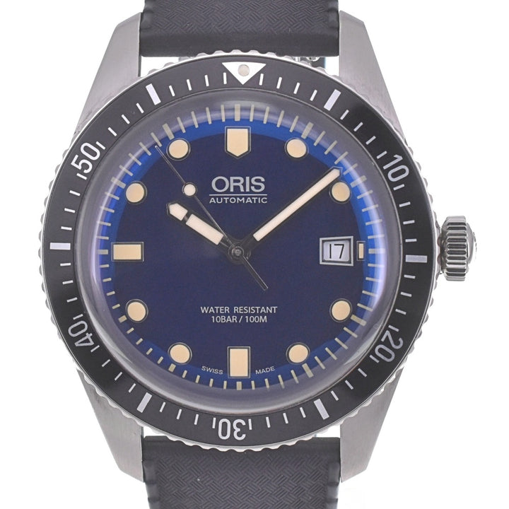 with paper ORIS Divers 65 01 733 7720 4055-07 5 21 28FC Date blue Dial Automatic Men's
 Watch P#141052