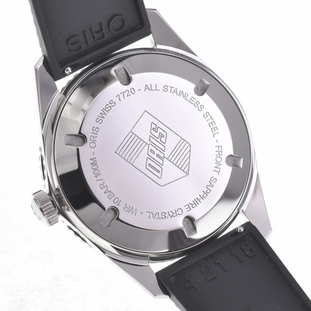 with paper ORIS Divers 65 01 733 7720 4055-07 5 21 28FC Date blue Dial Automatic Men's
 Watch P#141052