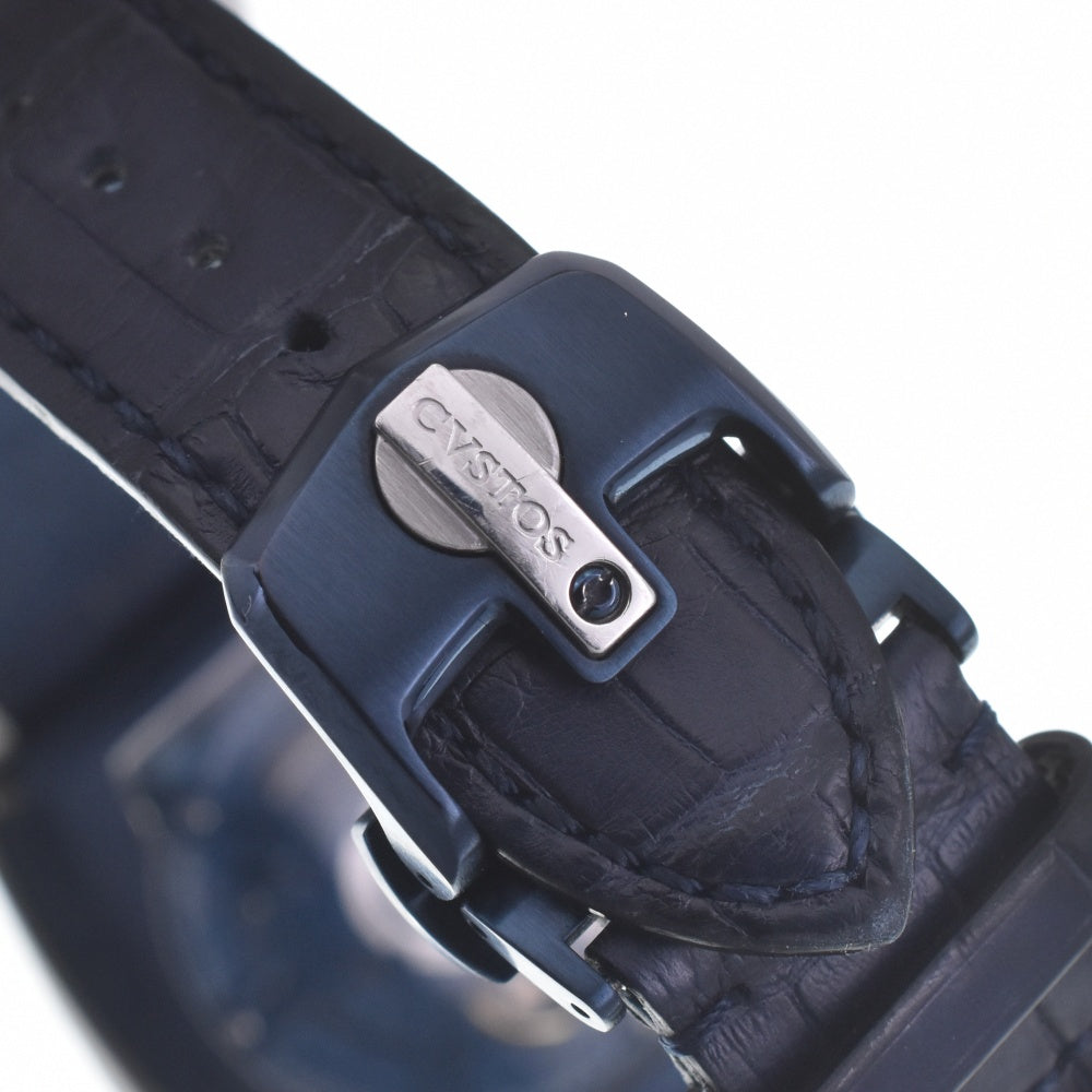 with paper CVSTOS Challenge Jetliner II PS CVT-JET2-PS TTBLTT Blue / skeleton Dial Automatic Men's
 Watch P#141054