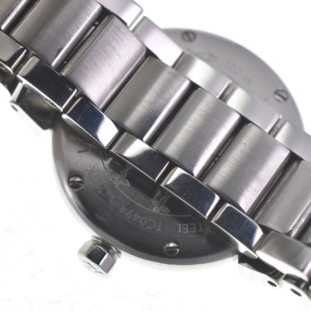 with paper LOUIS VUITTON Tambour Q121K Monogram Silver Dial Quartz Ladies
 Watch P#141057