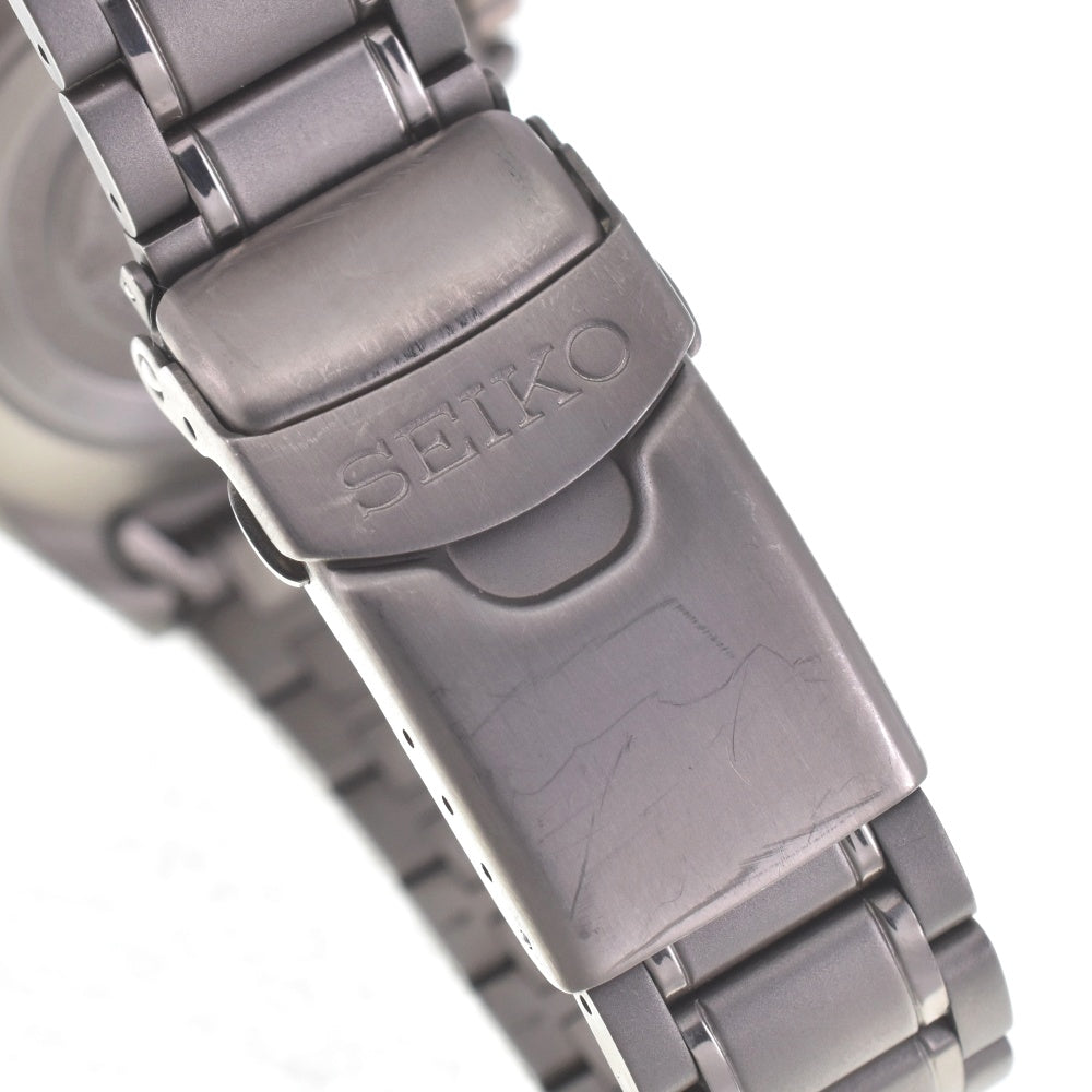 SEIKO Landmaster Transporter Adventure Mitsuro Ohba model SBCW009 Kinetic blue Dial Auto quartz Men's
 Watch Q#141065