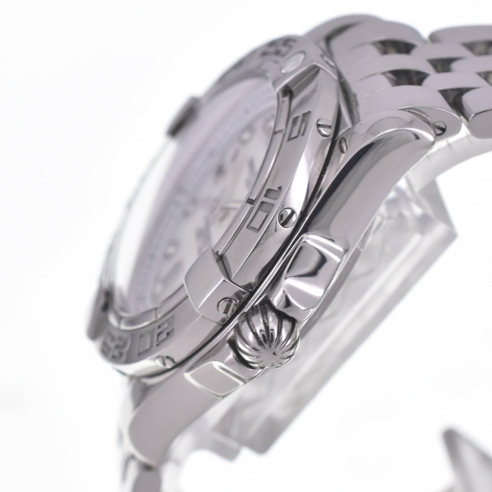 with paper BREITLING Galactic A71356 8P diamond date White shell Dial Quartz Ladies
 Watch Q#141067