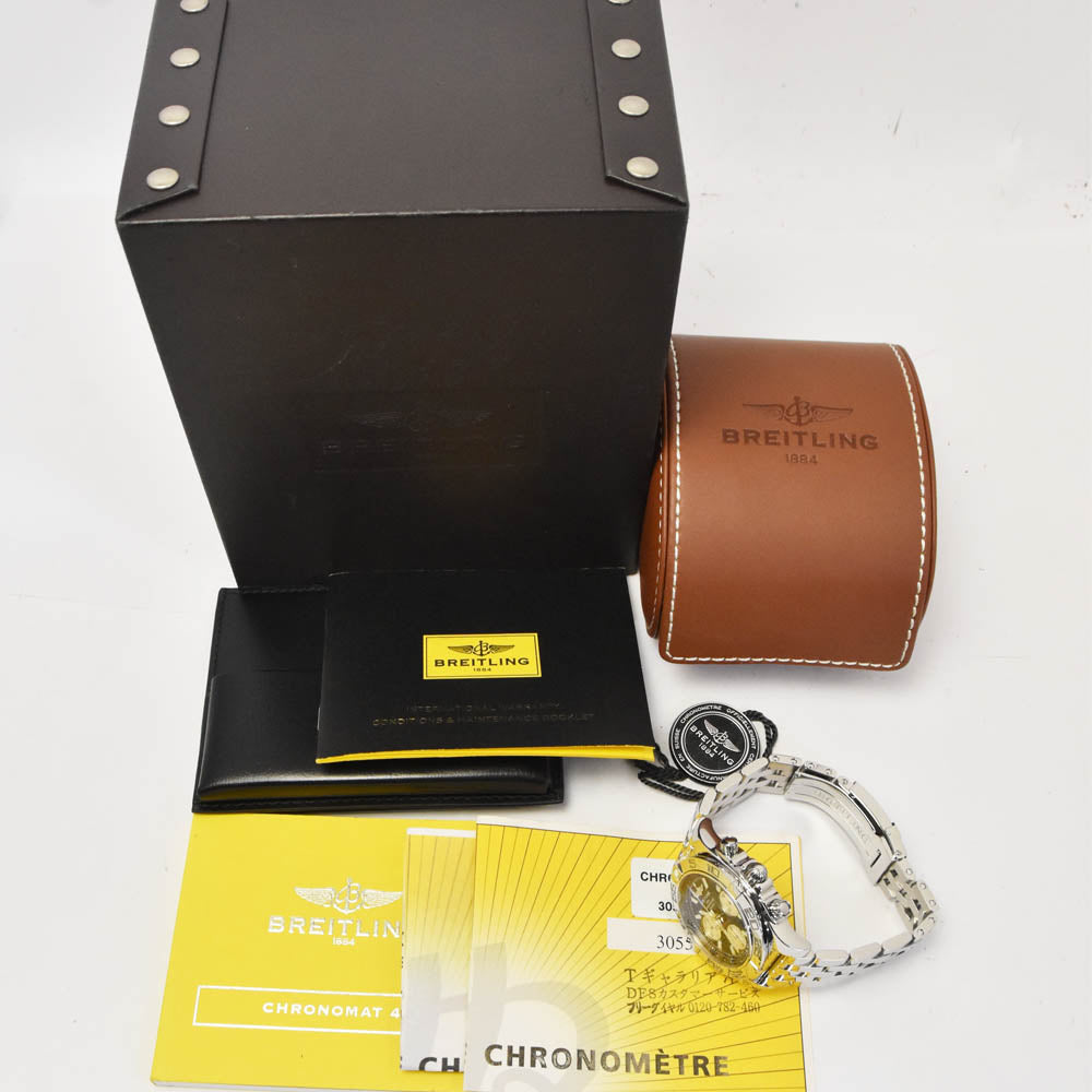 BREITLING Chrono mat 41 AB0140 Black / Silver Dial Automatic Men's
 Watch M#141069