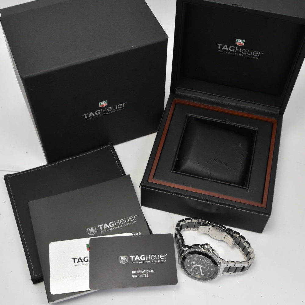 with paper TAG HEUER Formula 1 CAH1212.BA0862 Diamond/Stainless Steel/Ceramic black Dial Quartz Unisex
 Watch Q#141070