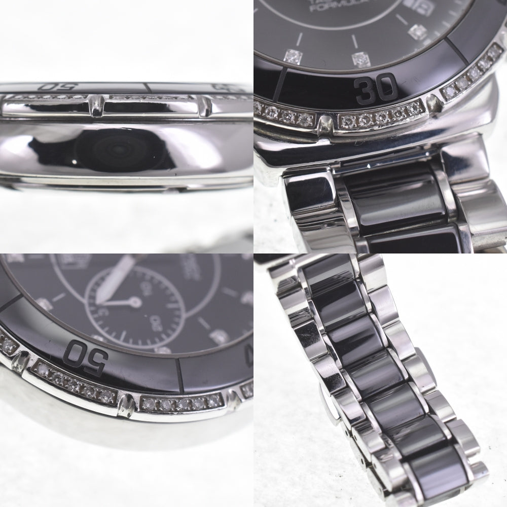 with paper TAG HEUER Formula 1 CAH1212.BA0862 Diamond/Stainless Steel/Ceramic black Dial Quartz Unisex
 Watch Q#141070