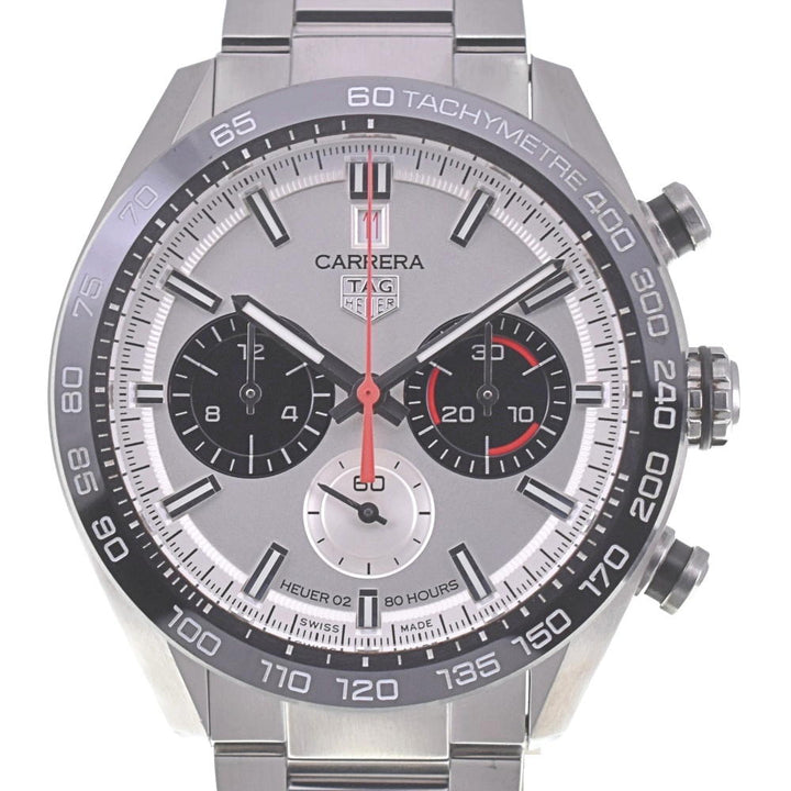 TAG HEUER Carrera Sport Chronograph 160th Anniversary CBN2A1D.BA0643 Silver / Black Dial Automatic Men's
 Watch R#141072