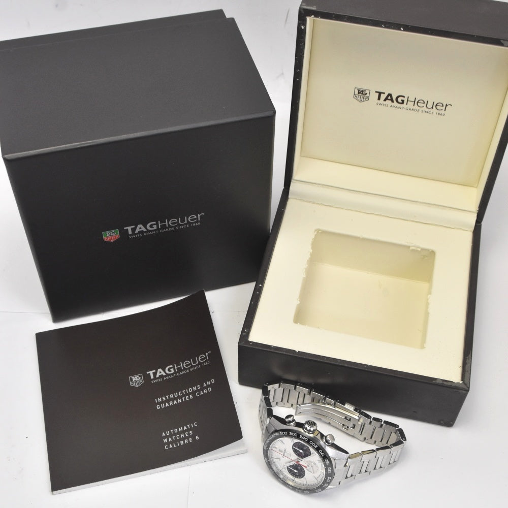 TAG HEUER Carrera Sport Chronograph 160th Anniversary CBN2A1D.BA0643 Silver / Black Dial Automatic Men's
 Watch R#141072