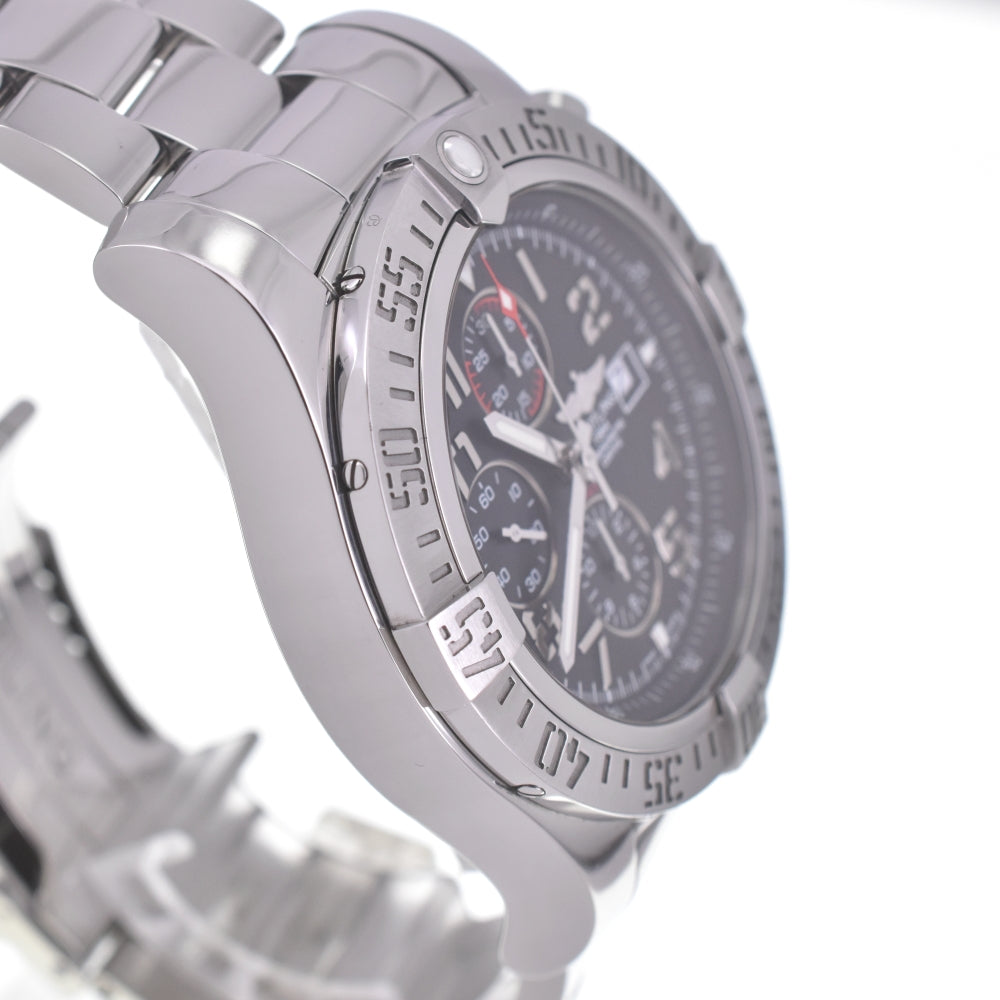 BREITLING Super Avenger II A13371 Chronograph black Dial Automatic Men's
 Watch Q#141080