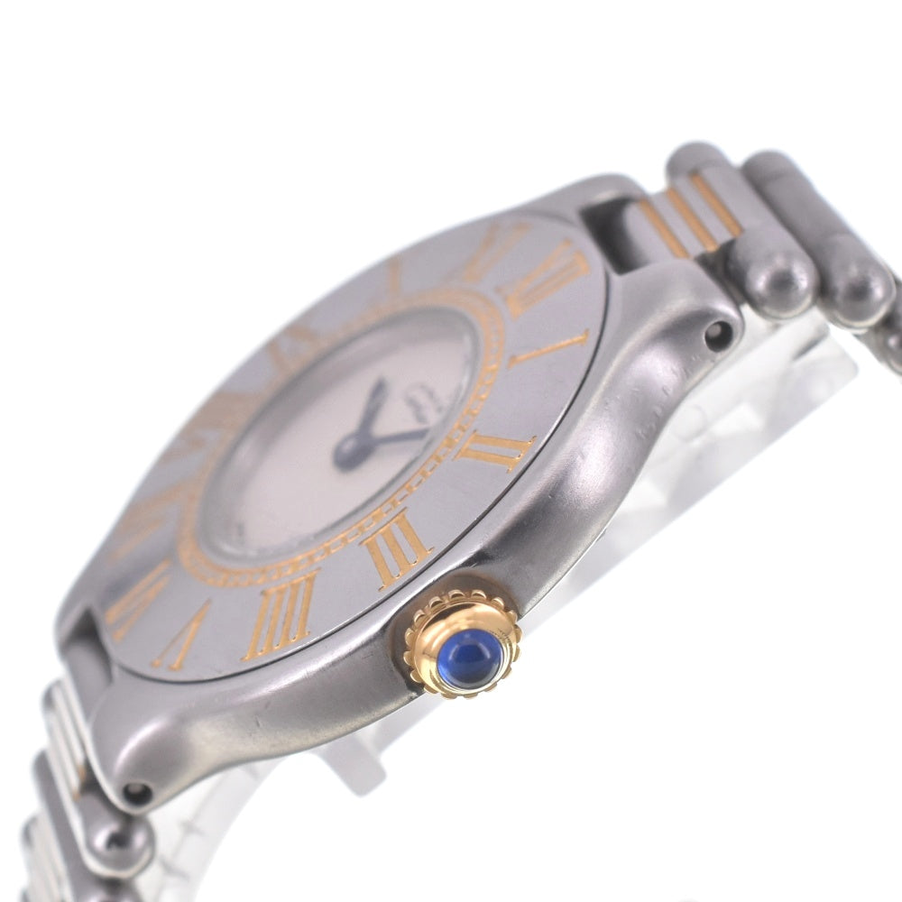 CARTIER Must21 Vantian SM Ivory Dial Quartz Ladies
 Watch R#141090