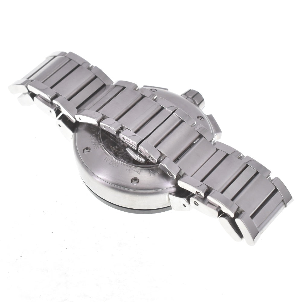 with paper LOUIS VUITTON Tambour Chronograph GMT Q1052 black Dial Automatic Men's
 Watch Q#141097