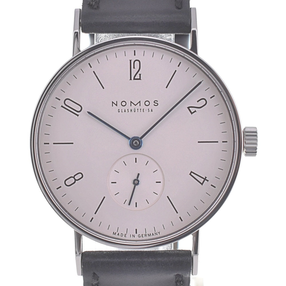 with paper NOMOS Tangente Glashütte 1.4" TN1731W2WE Small second Silver Dial Hand Winding Men's
 Watch P#141118