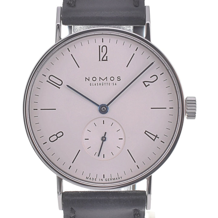 with paper NOMOS Tangente Glashütte 1.4" TN1731W2WE Small second Silver Dial Hand Winding Men's
 Watch P#141118