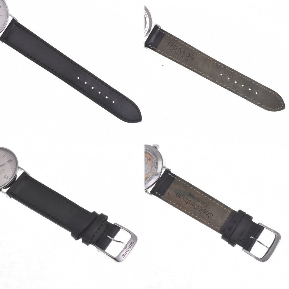 with paper NOMOS Tangente Glashütte 1.4" TN1731W2WE Small second Silver Dial Hand Winding Men's
 Watch P#141118