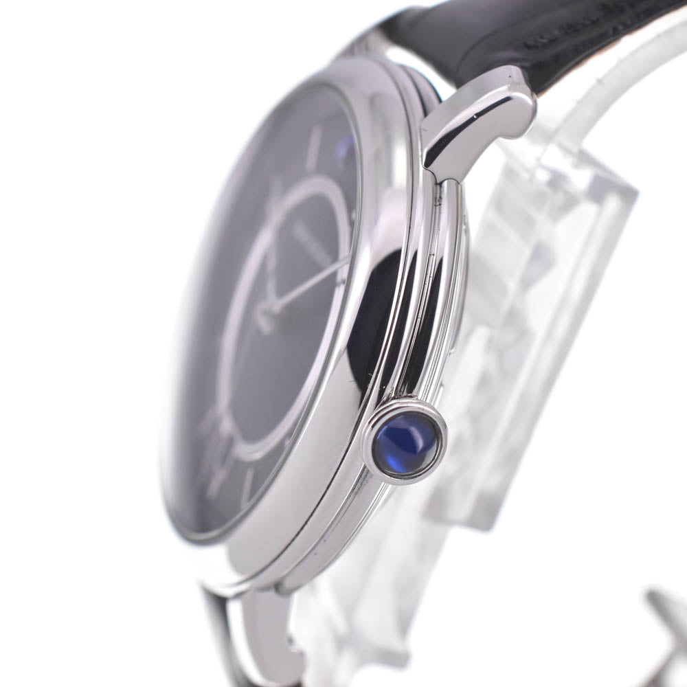 with paper Boucheron Epure WA021202 Date black Dial Automatic Men's
 Watch P#141122