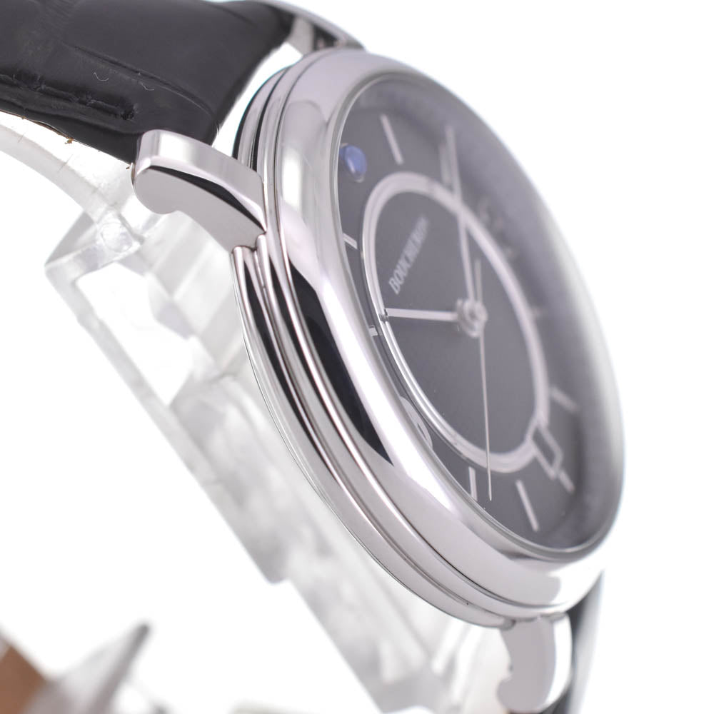 with paper Boucheron Epure WA021202 Date black Dial Automatic Men's
 Watch P#141122