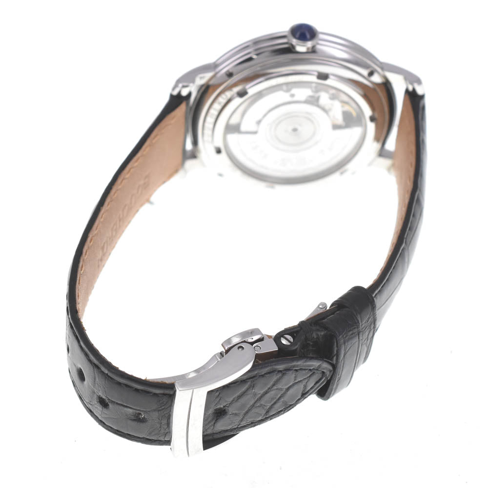 with paper Boucheron Epure WA021202 Date black Dial Automatic Men's
 Watch P#141122