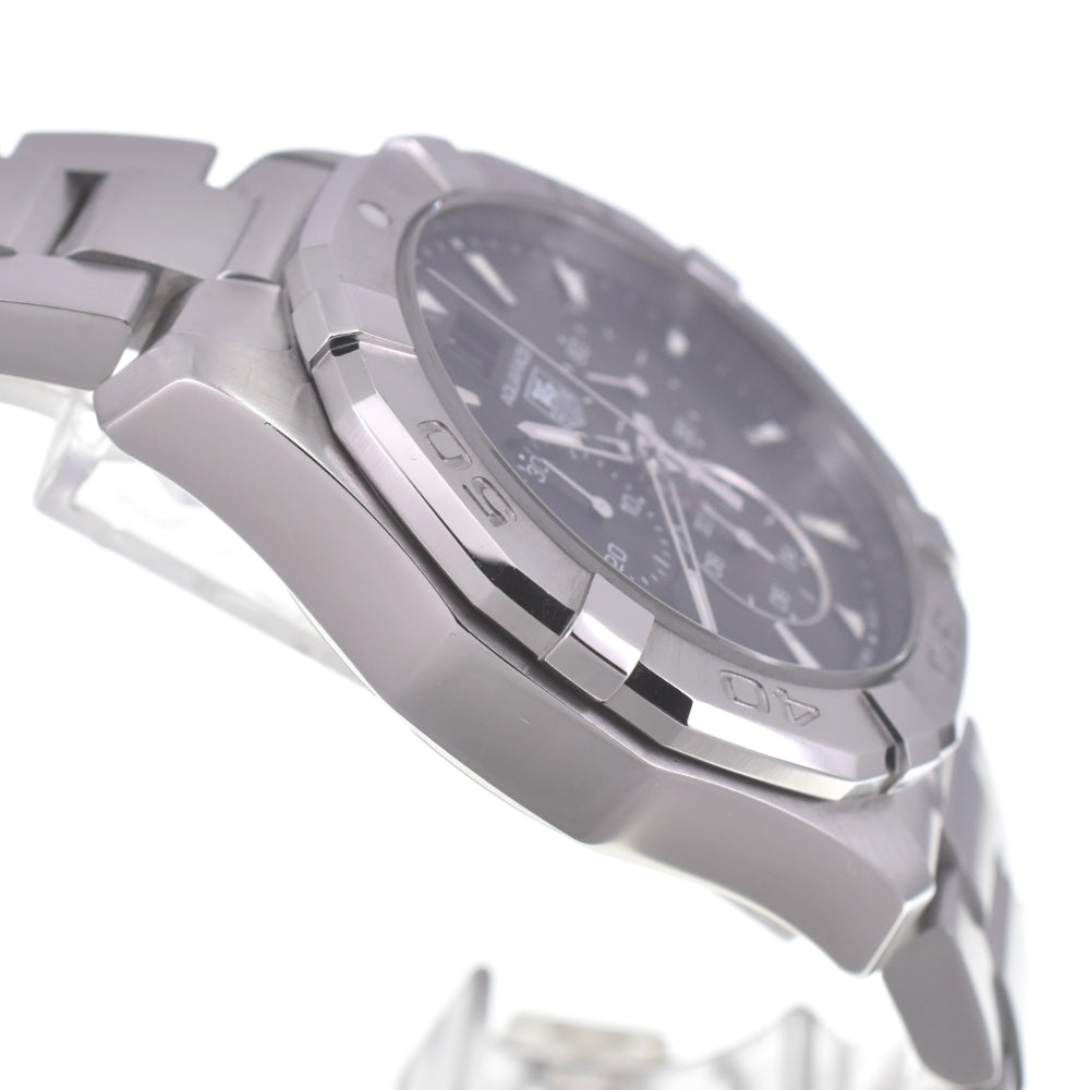 TAG HEUER Aqua racer CAY1110-0 Chronograph Date black Dial Quartz Men's
 Watch Q#141129