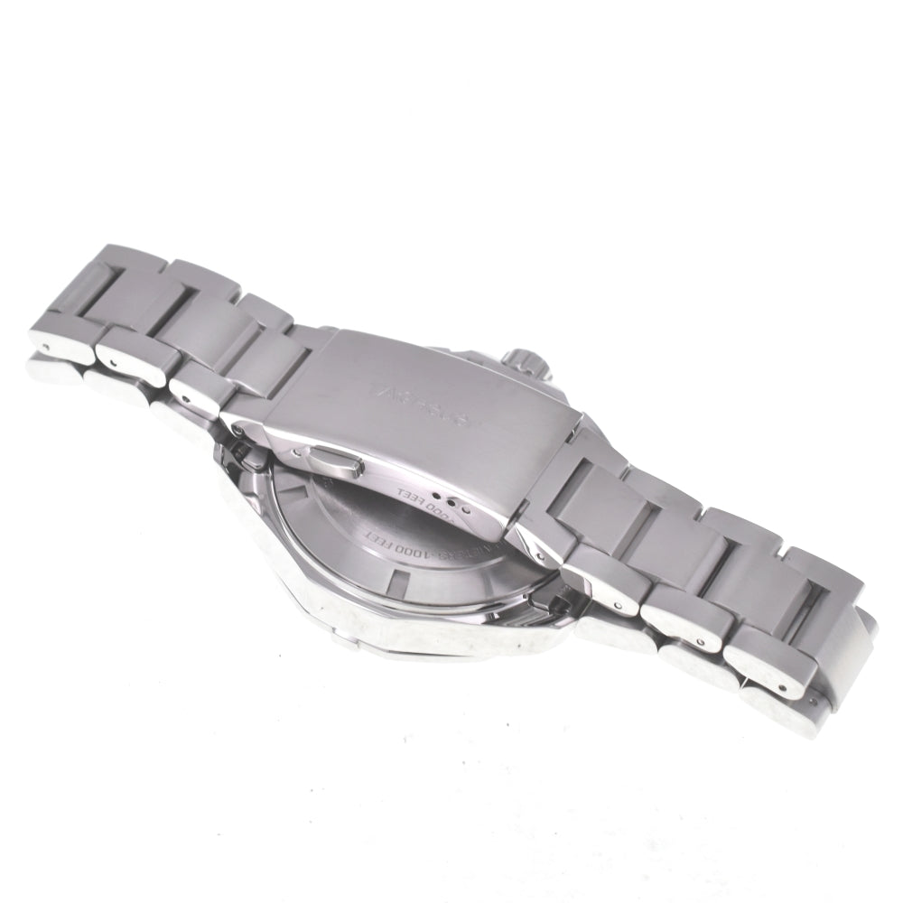 TAG HEUER Aqua racer CAY1110-0 Chronograph Date black Dial Quartz Men's
 Watch Q#141129