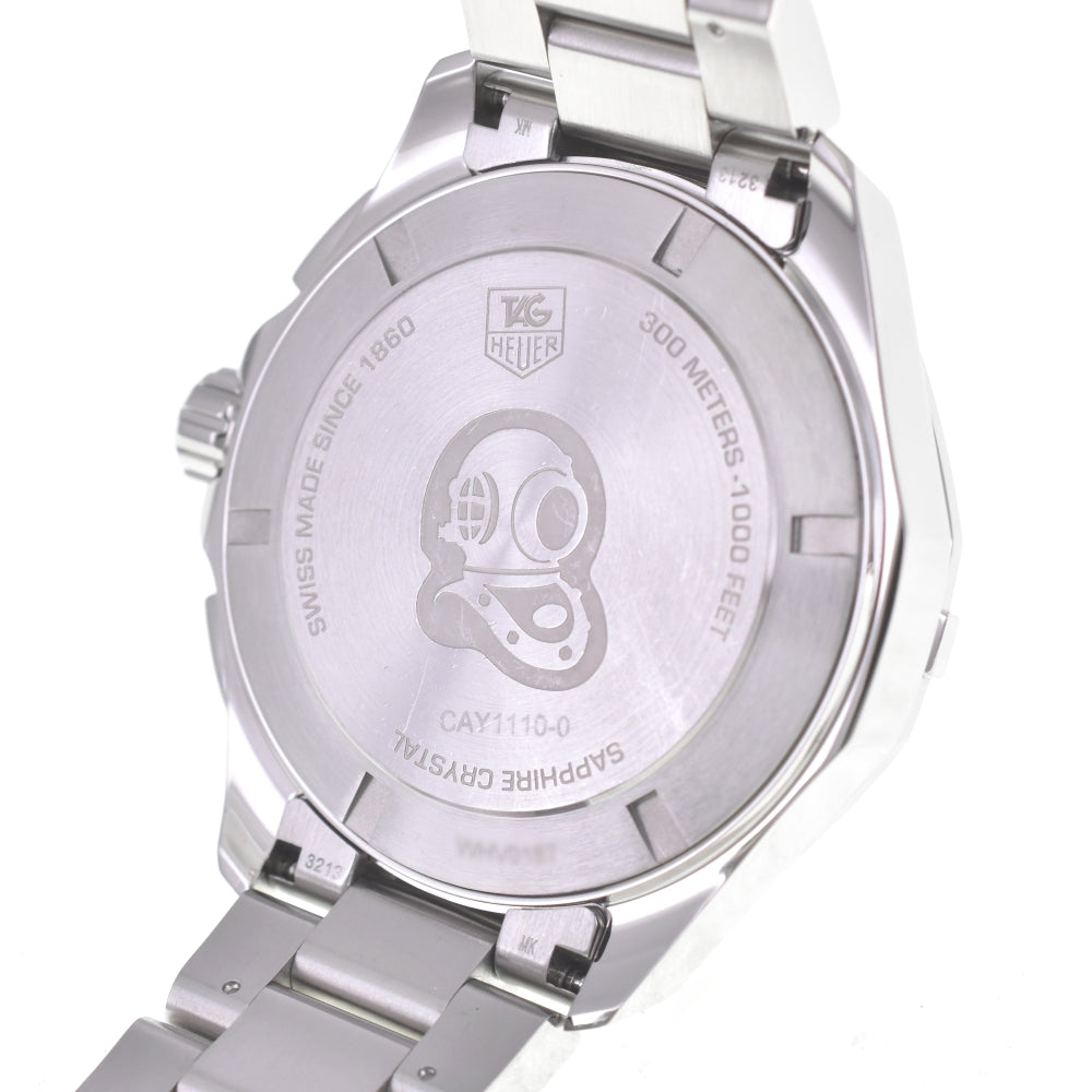 TAG HEUER Aqua racer CAY1110-0 Chronograph Date black Dial Quartz Men's
 Watch Q#141129