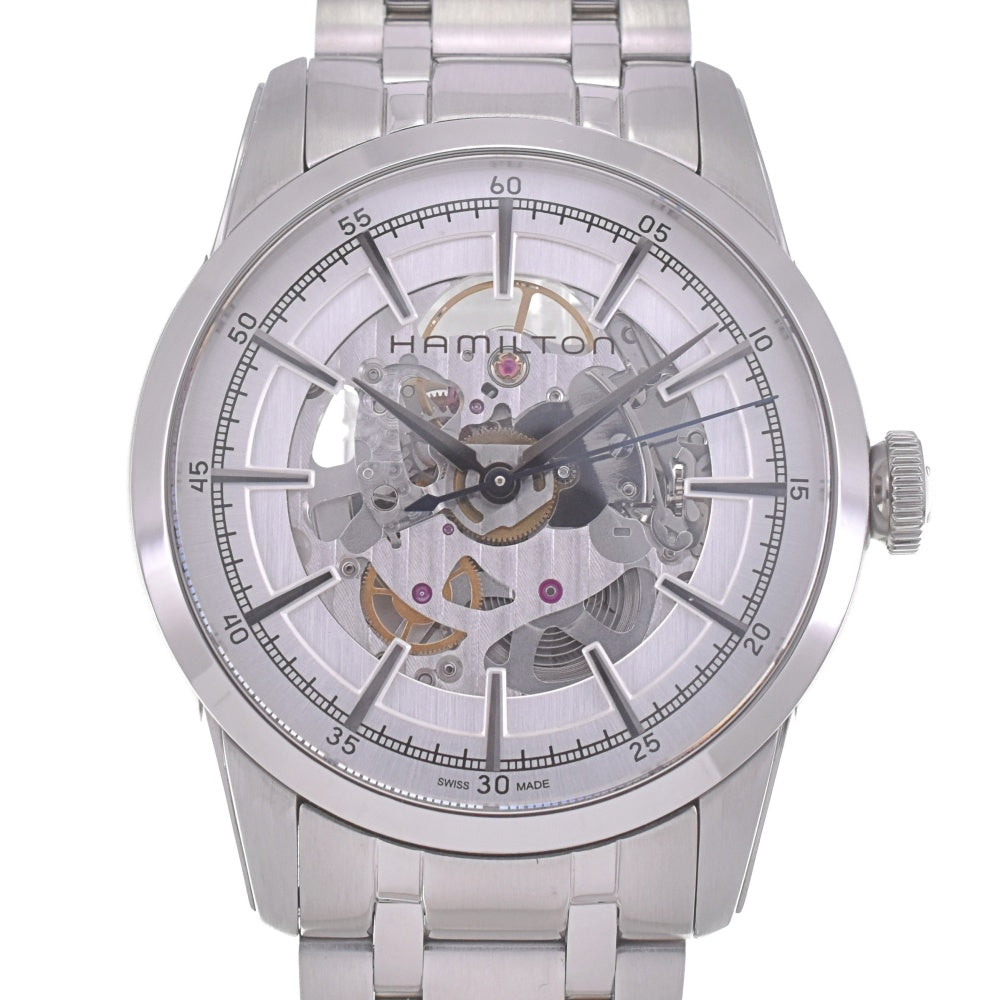 with paper HAMILTON american classic railroad H406550 skeleton Dial Automatic Men's
 Watch Q#141152