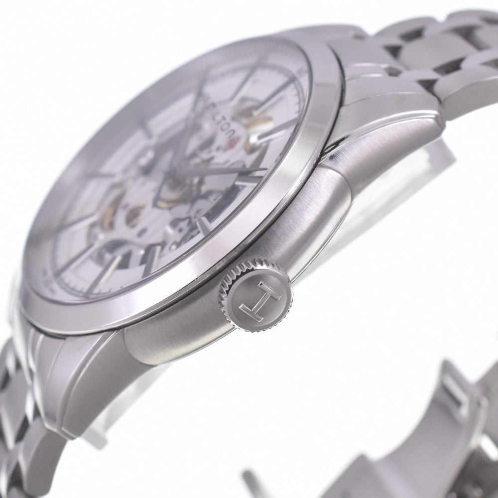 with paper HAMILTON american classic railroad H406550 skeleton Dial Automatic Men's
 Watch Q#141152