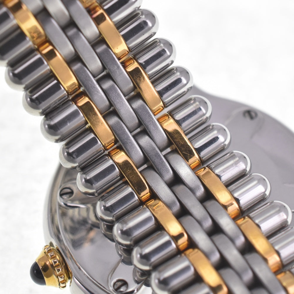 CARTIER Must21 W10051F4 Stainless Steel/Gold Plated Ivory Dial Quartz Ladies
 Watch Q#141165