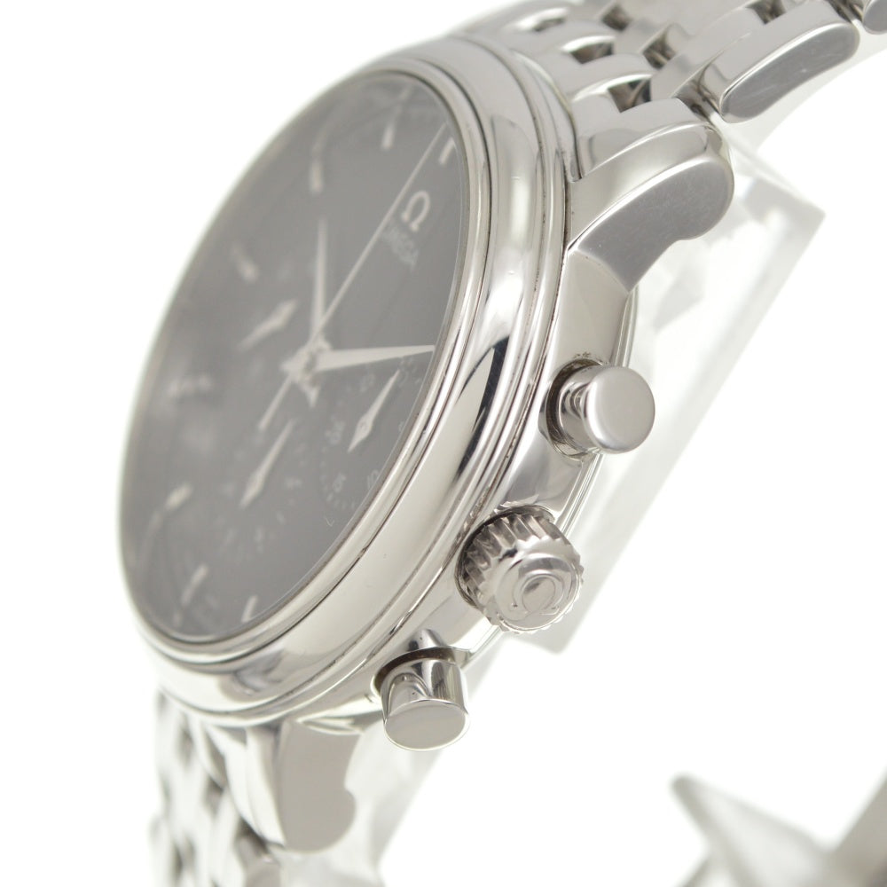 OMEGA De Ville Prestige 4540.51 Chronograph black Dial Hand Winding Men's
 Watch Q#141169