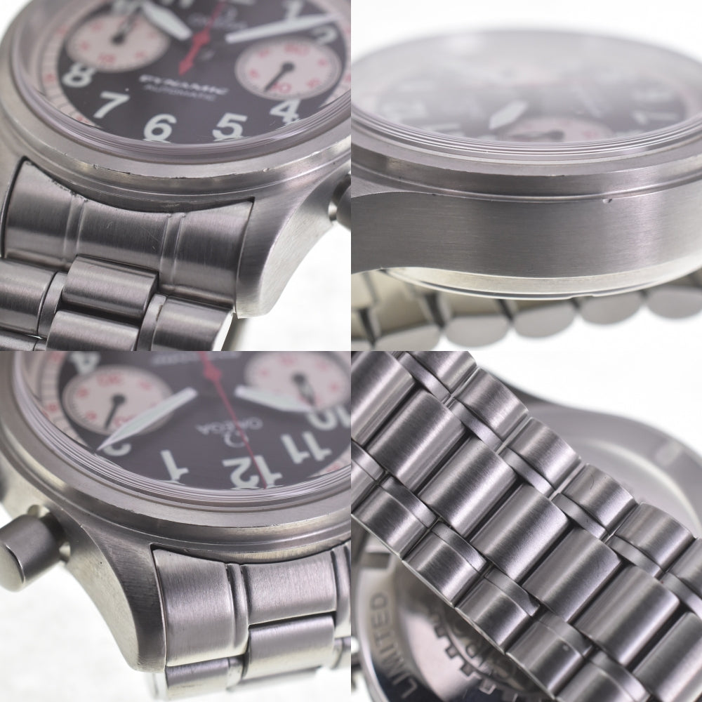 with paper OMEGA dynamic 5241.51 Chronograph black Dial Automatic Men's
 Watch Q#141171