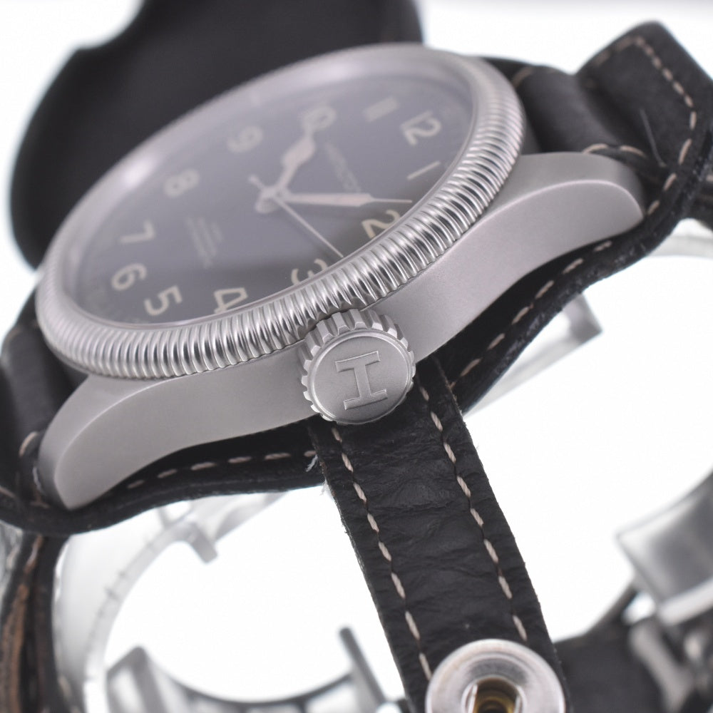 with paper HAMILTON Khaki Pioneer Mecha H60419 black Dial Automatic Men's
 Watch P#141174