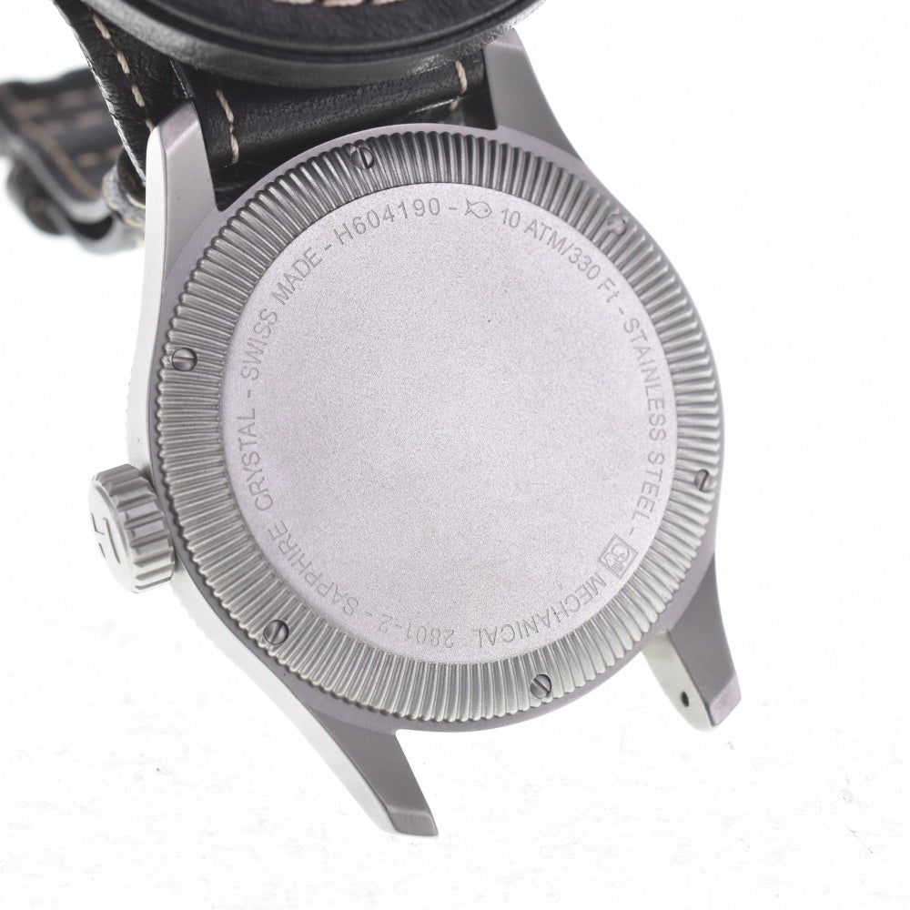 with paper HAMILTON Khaki Pioneer Mecha H60419 black Dial Automatic Men's
 Watch P#141174