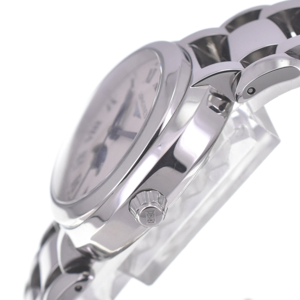 with paper LONGINES Primalna L8.115.4.71.6 Moon phase date Silver Dial Quartz Ladies
 Watch Q#141176