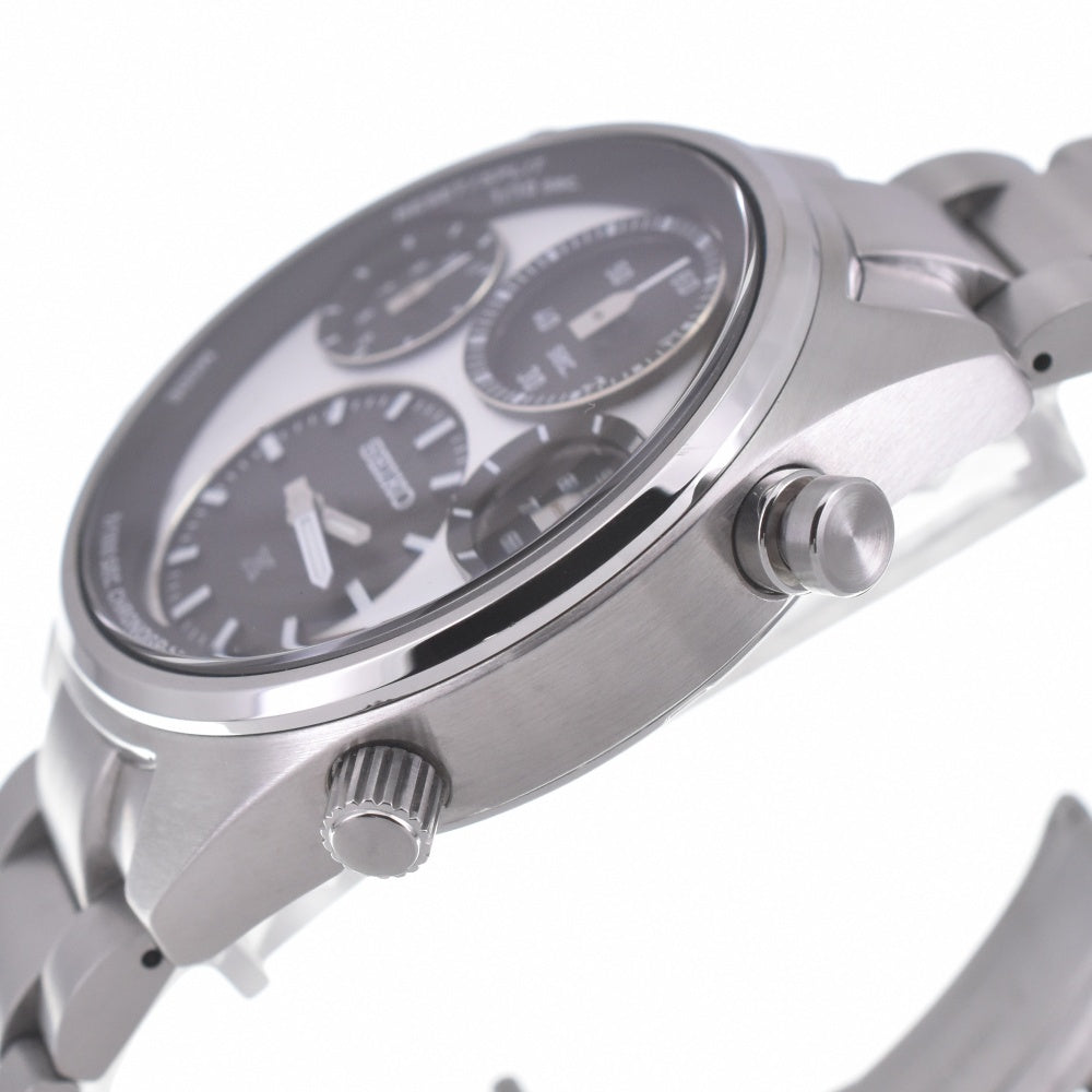 with paper SEIKO Prospex Speed Timer SBER001/8A50-00A0 Chronograph Silver / Black Dial Solar Men's
 Watch P#141192