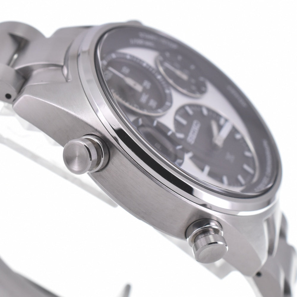 with paper SEIKO Prospex Speed Timer SBER001/8A50-00A0 Chronograph Silver / Black Dial Solar Men's
 Watch P#141192