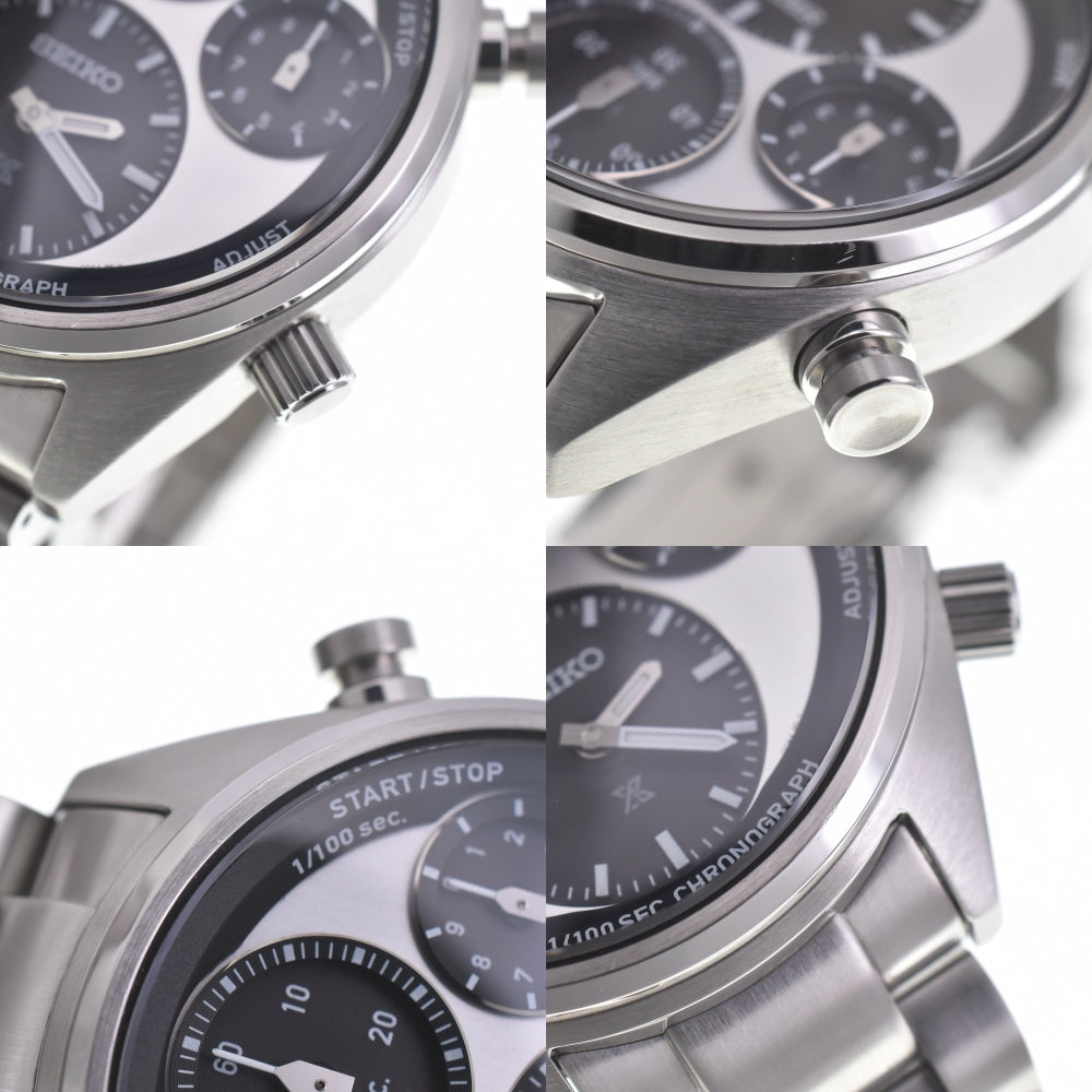 with paper SEIKO Prospex Speed Timer SBER001/8A50-00A0 Chronograph Silver / Black Dial Solar Men's
 Watch P#141192