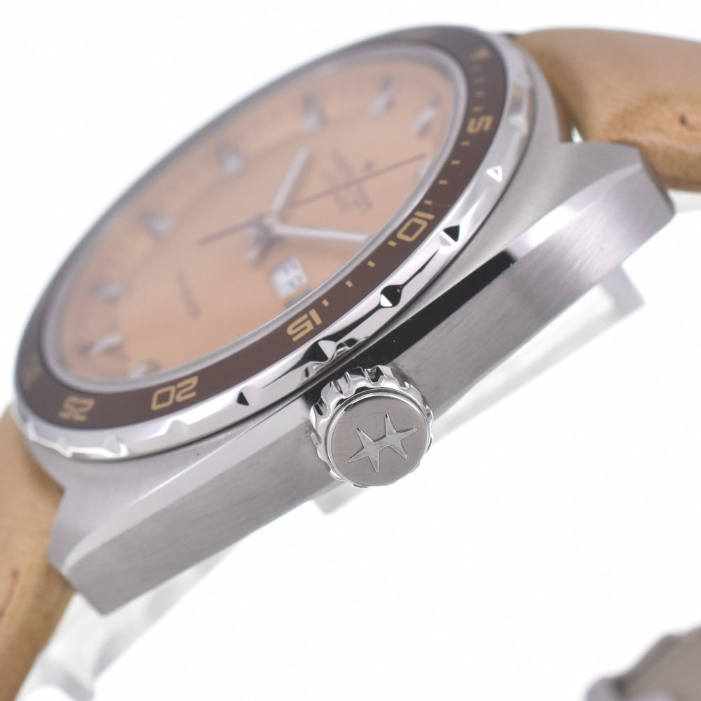 with paper HAMILTON American Classic Pan Euro H354350 Day date Metallic beige Dial Automatic Men's
 Watch P#141193