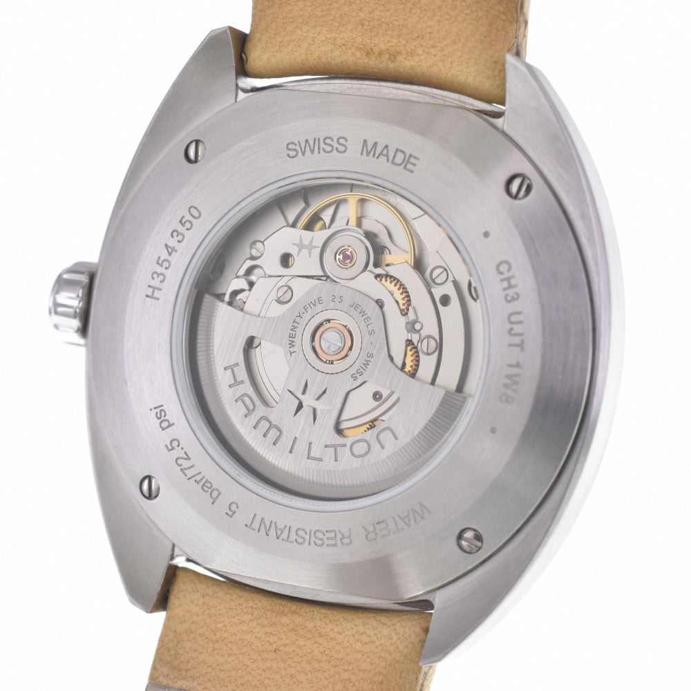 with paper HAMILTON American Classic Pan Euro H354350 Day date Metallic beige Dial Automatic Men's
 Watch P#141193