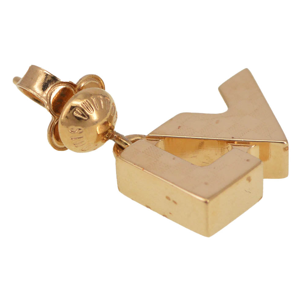 LOUIS VUITTON earring Bookle Doreuil Love Letters M67037 metal Ladies
 jewelry S#141195