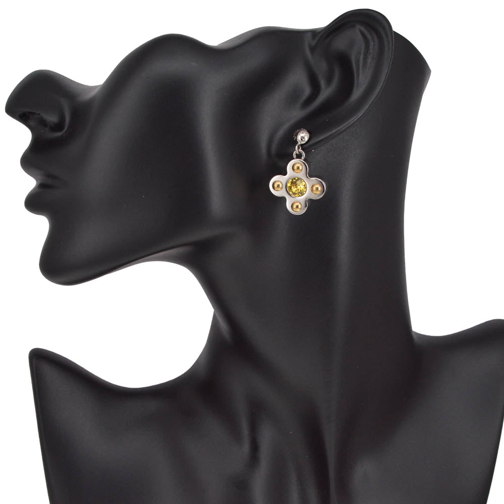 LOUIS VUITTON earring Bookle Doreuil Love Letters M67037 metal Ladies
 jewelry S#141195