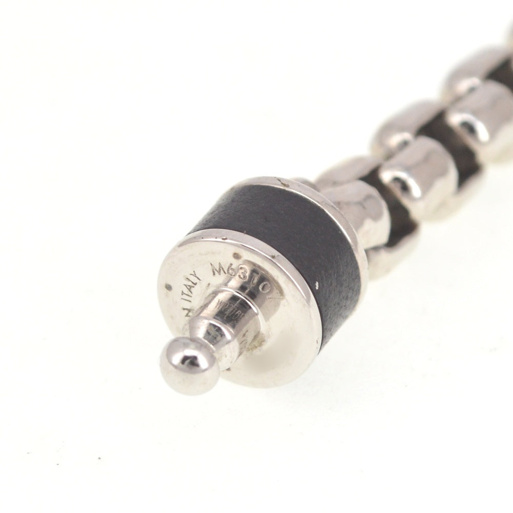 LOUIS VUITTON Chain Monogram Eclipse M63107 Bracelet Men's
 jewelry S#141198