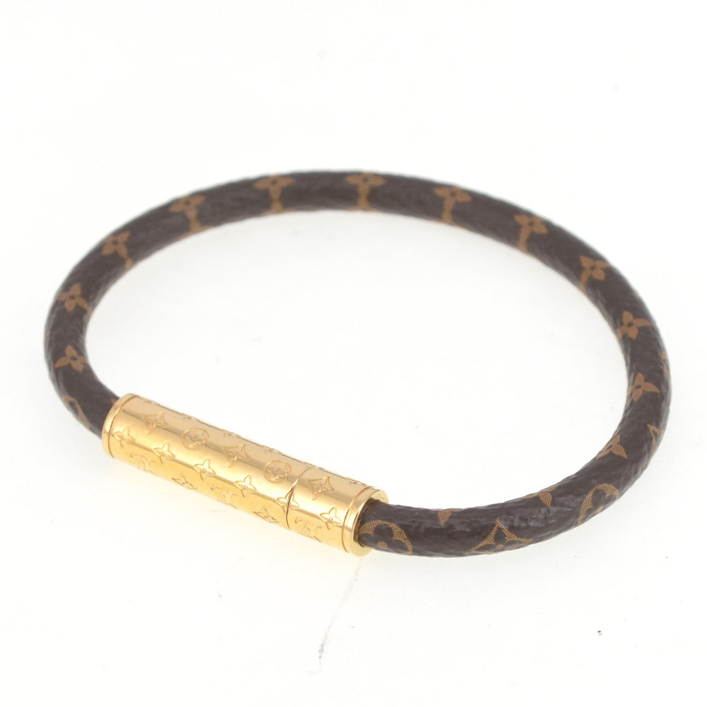 LOUIS VUITTON Bracelet Monogram M6334E Bra Rubbed Keep It Men's
 jewelry S#141199