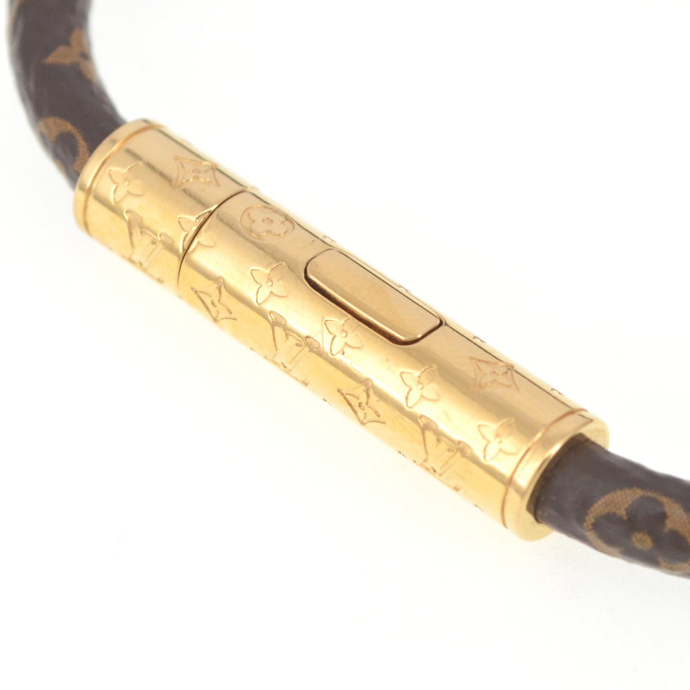 LOUIS VUITTON Bracelet Monogram M6334E Bra Rubbed Keep It Men's
 jewelry S#141199