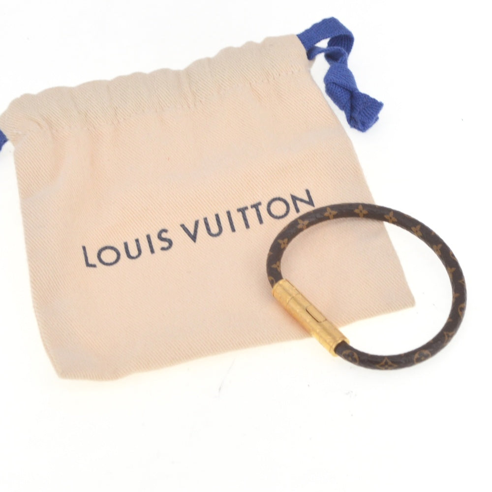 LOUIS VUITTON Bracelet Monogram M6334E Bra Rubbed Keep It Men's
 jewelry S#141199