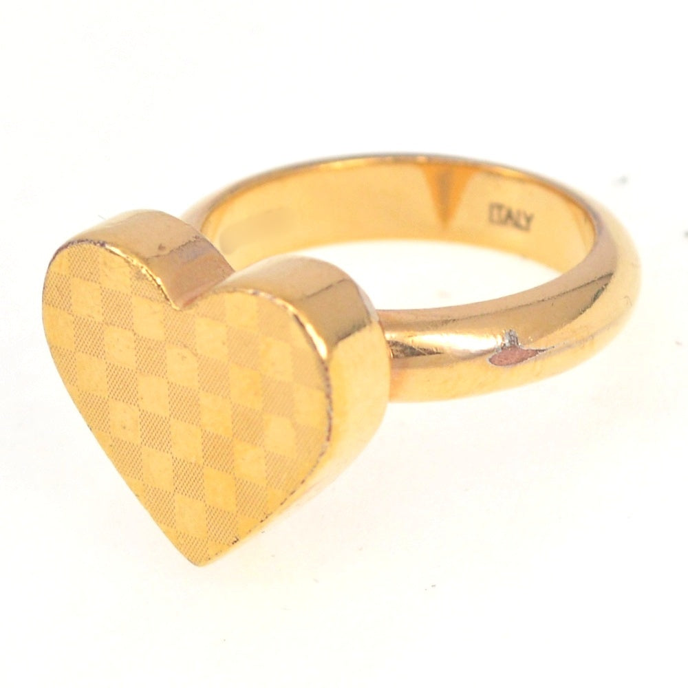 LOUIS VUITTON 2 rings Bergs Spicy Valentine M67107 Size 50/JP10 Gold Plated Metal Ladies
 jewelry S#141209